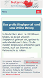 Mobile Screenshot of netzsingles.de